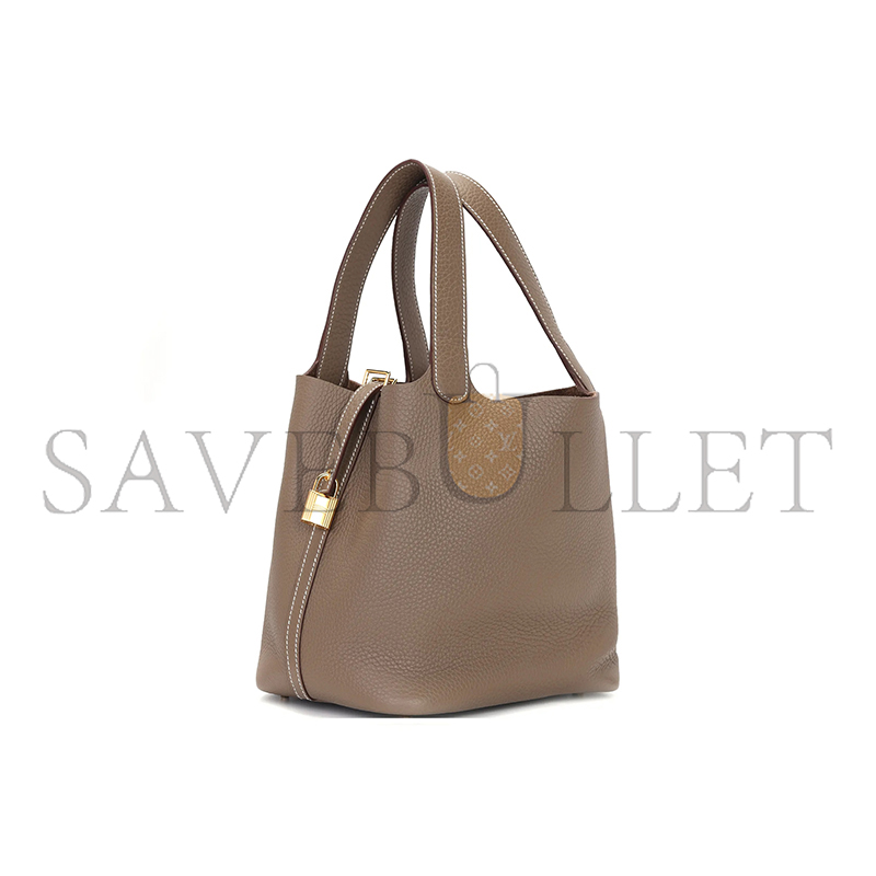 HERMÈS MASTER PICOTIN LOCK 22 TAURILLON CLEMENCE H060991CC18 (22*21*17cm)